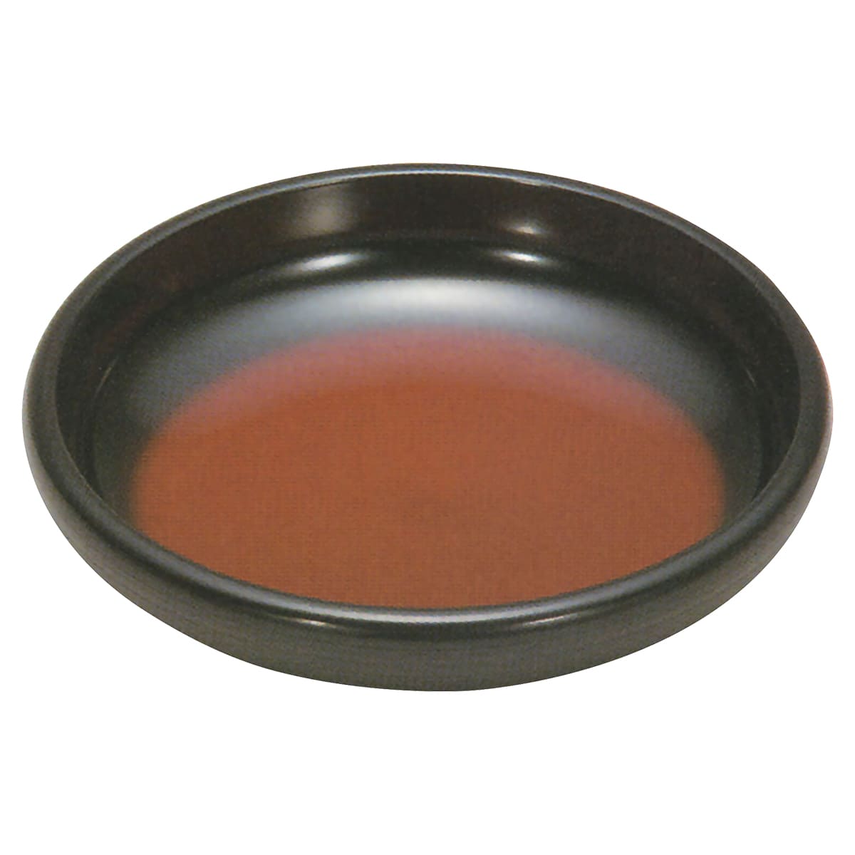 ロクロ盛器 ぼかし 6.0 吹上皿 R-63-01-画像1