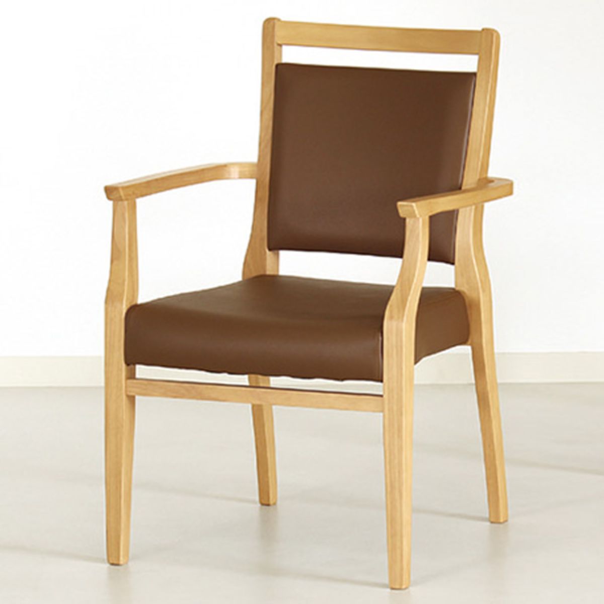 全ひじ付 スタッキングチェア Care-117-AC-画像1