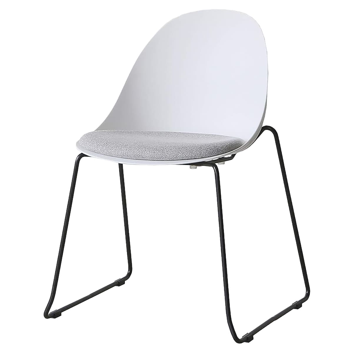 ユウ エッグ ダイニングチェア Bタイプ PP樹脂-画像1