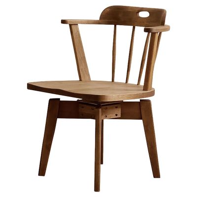 ノラ ローカーⅢ 回転ダイニングチェア 板座