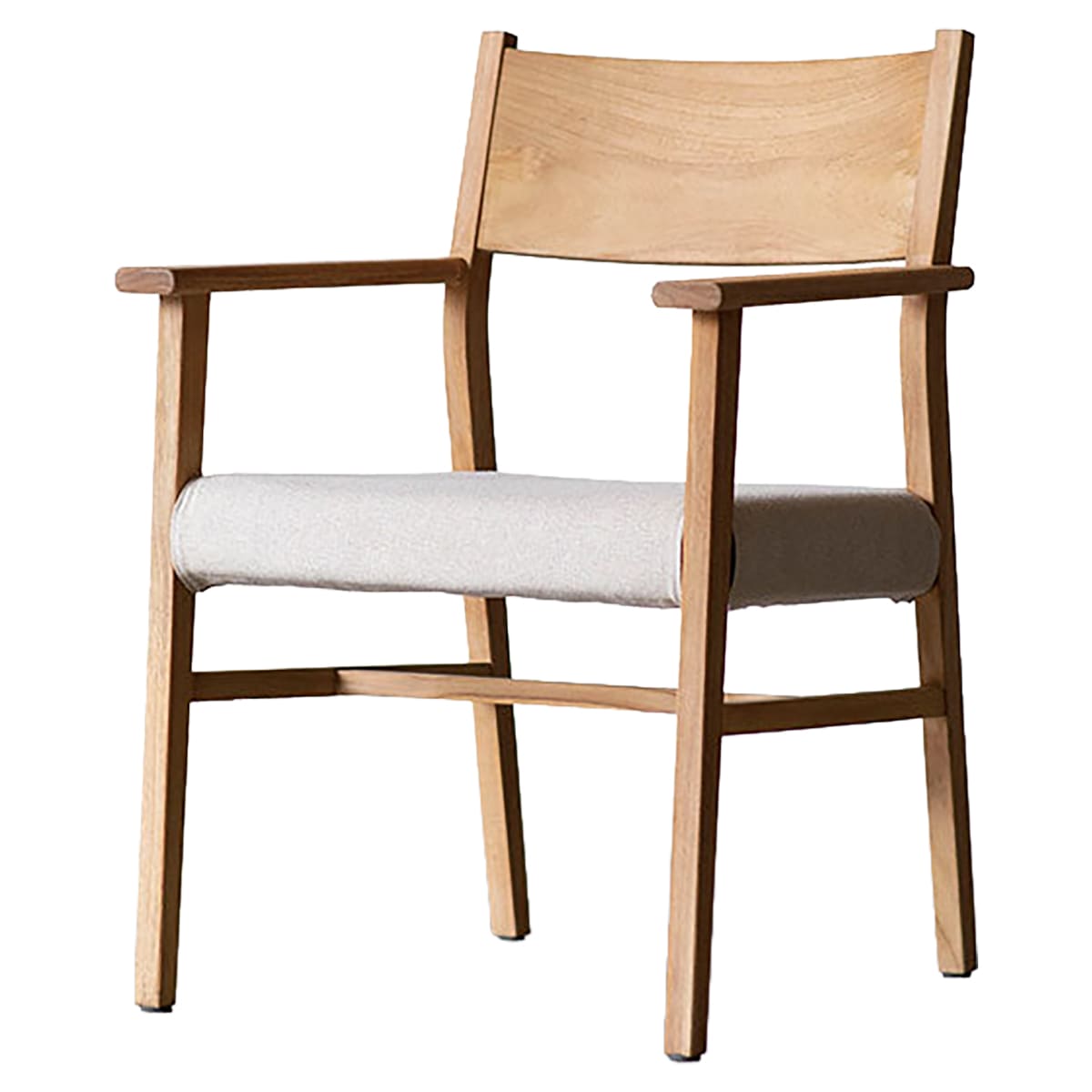 ノーウェアライクホーム タスカーⅡ ダイニングチェア ファブリック 肘付-画像1