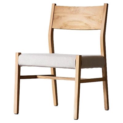 ノーウェアライクホーム タスカーⅡ ダイニングチェア ファブリック 肘無