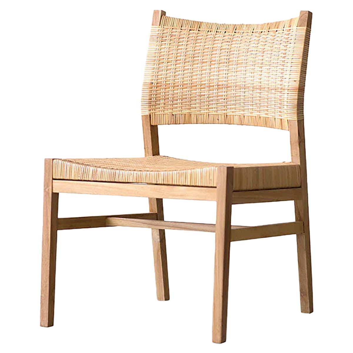 ノーウェアライクホーム タスカーⅡ ダイニングチェア ラタン 肘無-画像1