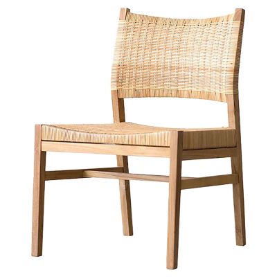 ノーウェアライクホーム タスカーⅡ ダイニングチェア ラタン 肘無