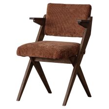 イージーライフ ゼット ダイニングチェア 肘付 ファブリック