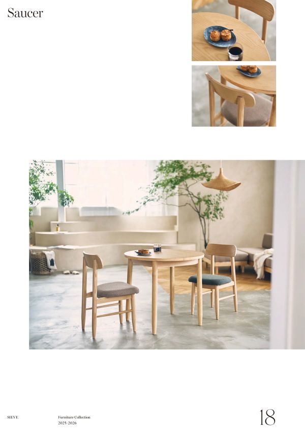 ソーサーダイニングチェアのカタログ画像-4