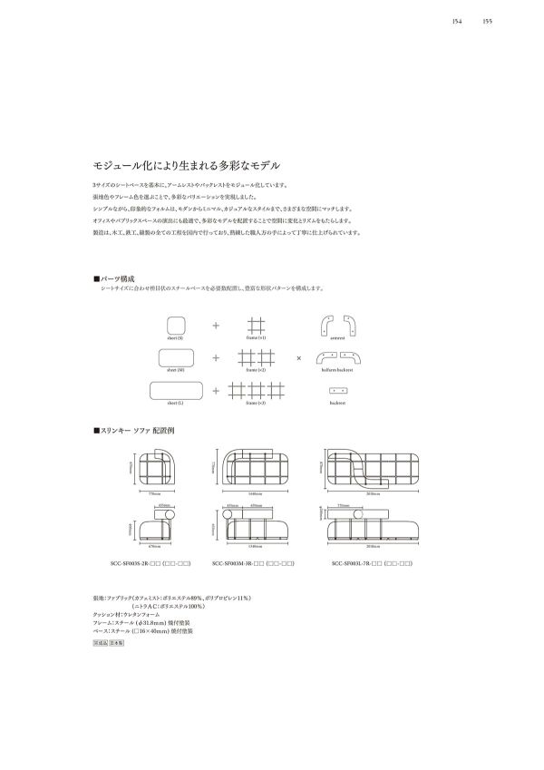 スリンキースツールソファ シリーズのカタログ画像-2