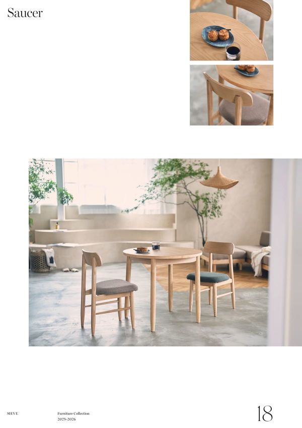 ソーサーダイニングチェアのカタログ画像-4