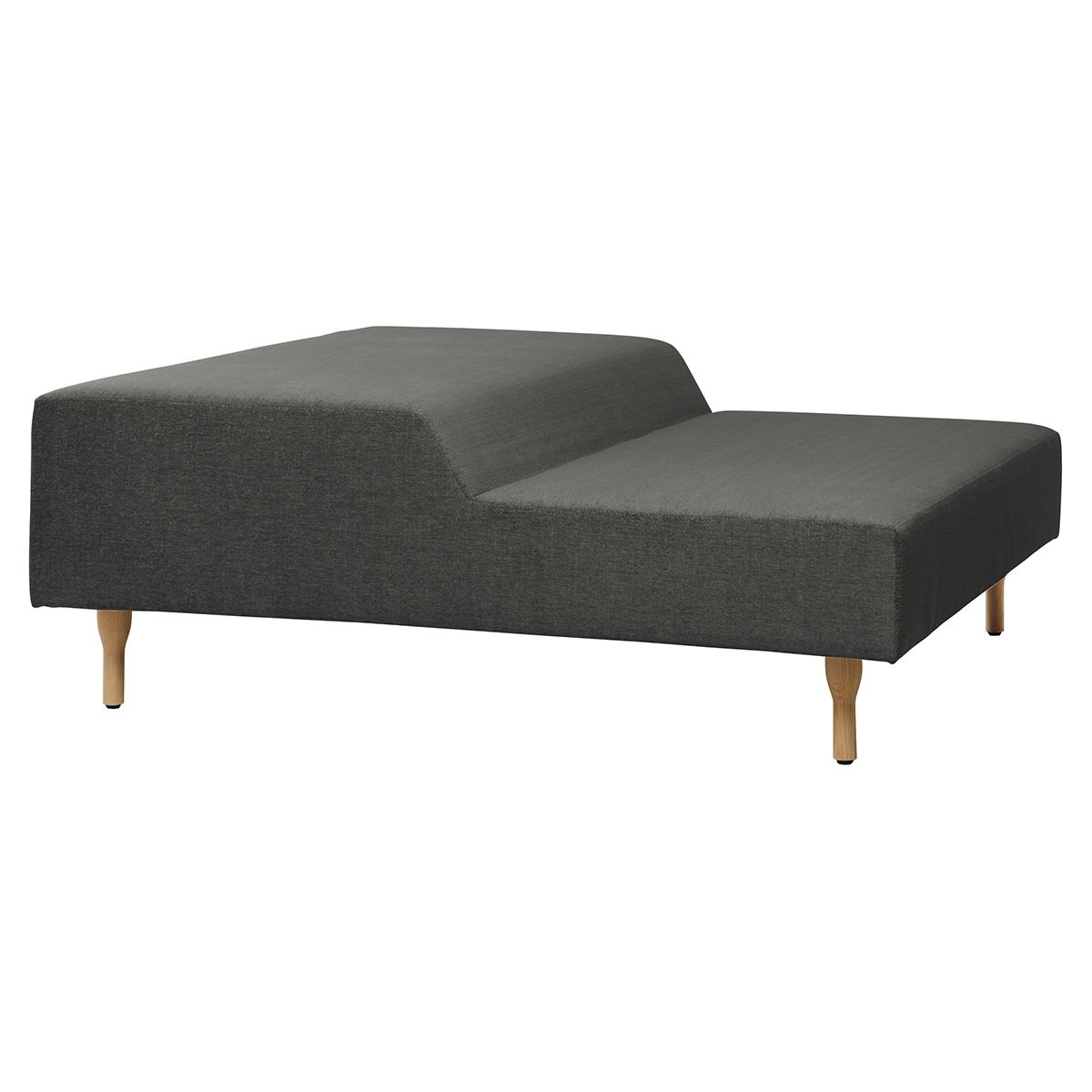 スクエアステアソファ ウッド脚 SCC-SF001 W-画像1