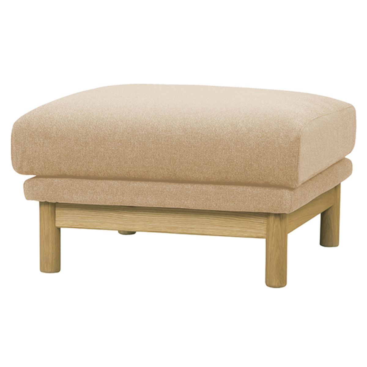 バージュ ソファ オットマン-画像1