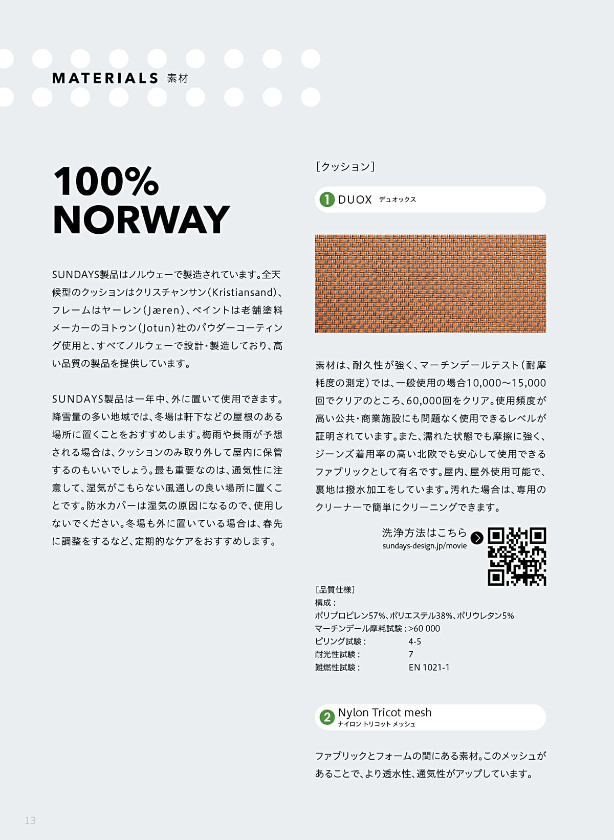 サンデイズ SUNDAYS カタログ P13