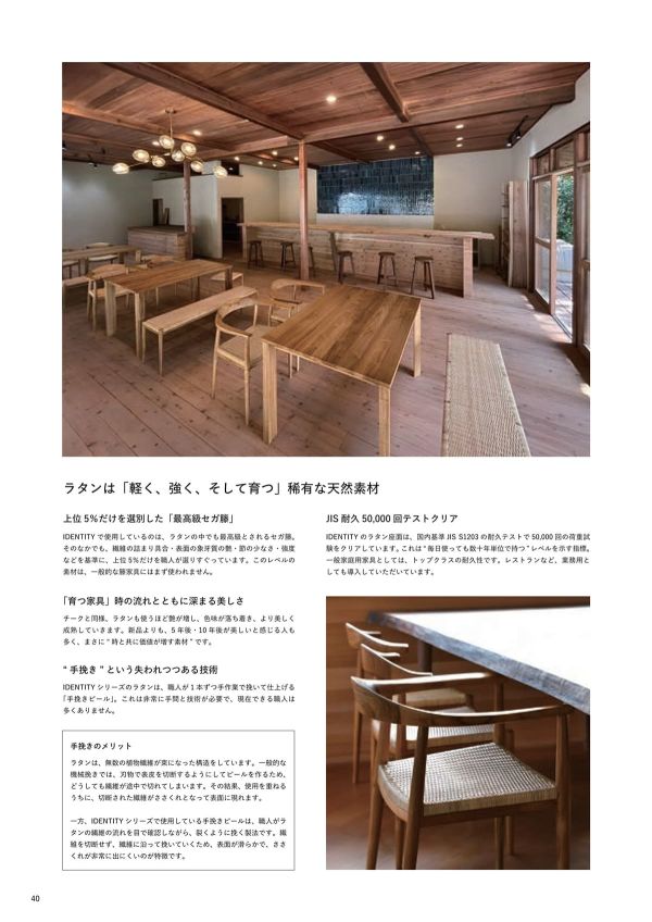 IDENTITY ダイニングセミアームチェア C310WXのカタログ画像-5