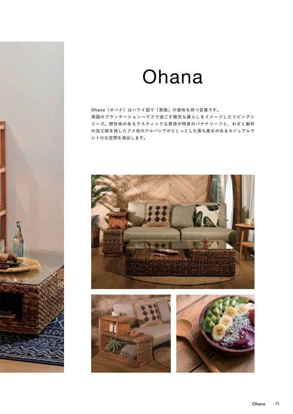 バナナリーフ センターテーブル T440MEのカタログ画像-4