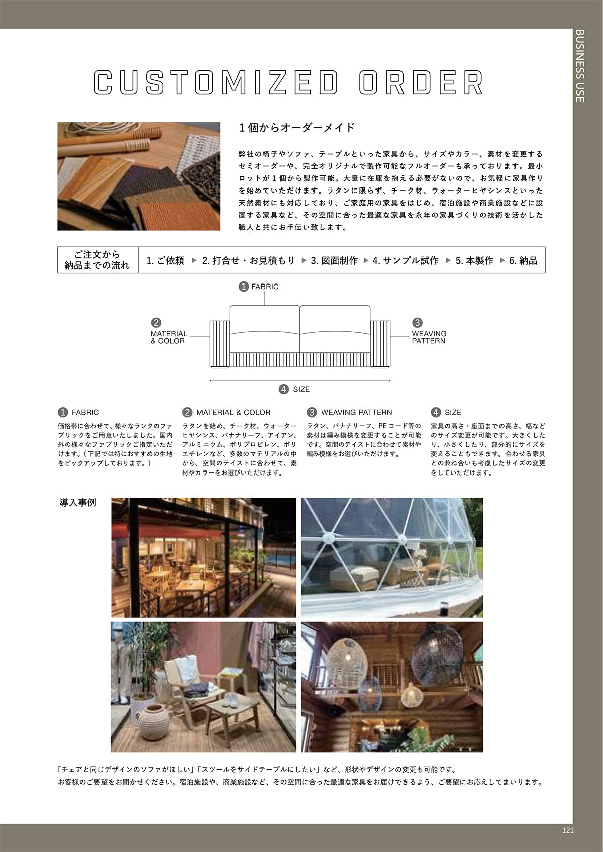 サンフラワーラタン カタログ P121