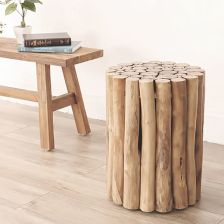 AZT003」サンフラワーラタンのスツール