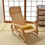 美品　サンフラワーラタン WAHOO 手編みハイバックチェア　座面高37cm 藤 WAHOO チェア C101N｜サンフラワーラタンのラタンチェア