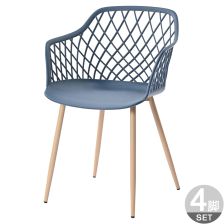 メッシュPPチェア 4脚セット C1800P｜サンフラワーラタンの