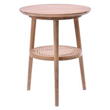 ラタンサイドテーブル【ナチュラル】 – 河口家具製作所