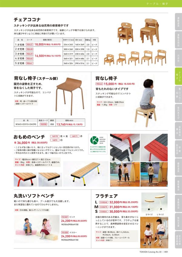 チェアココナ3才児用のカタログ画像-1