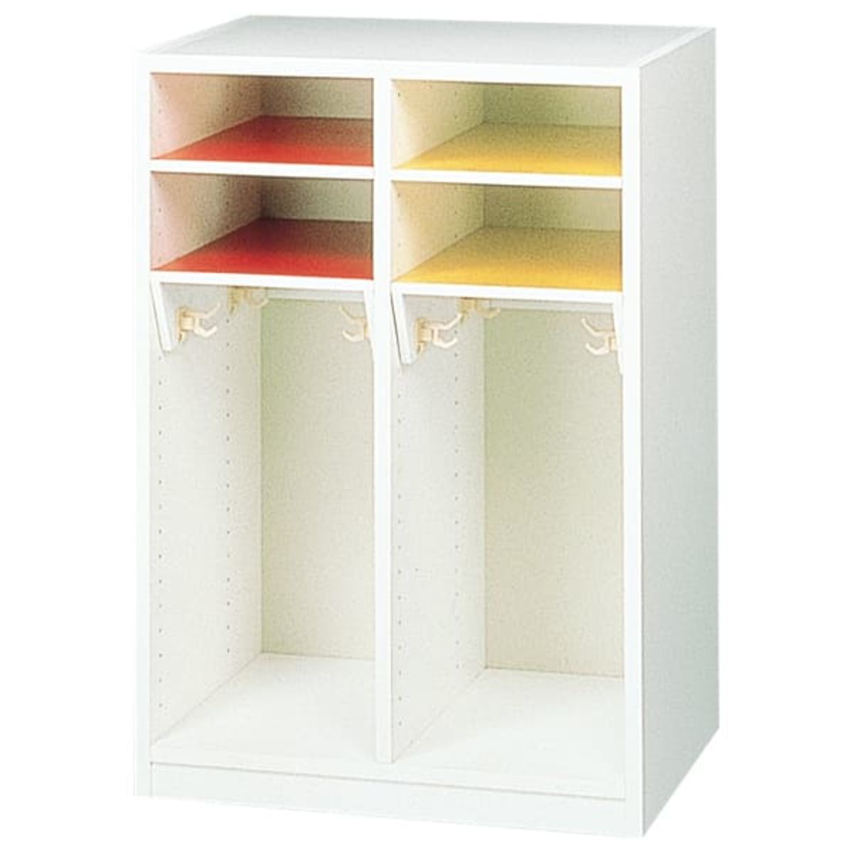 フック付き2連ロッカー-画像1