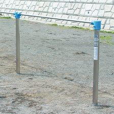 ステンレス低鉄棒（初ラン）