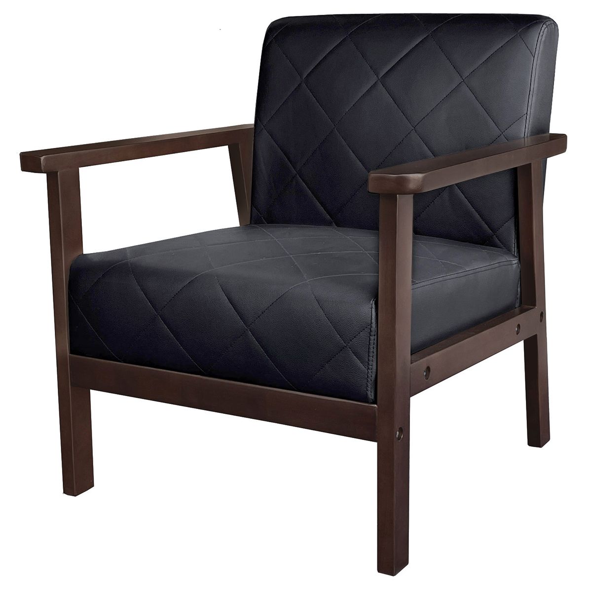 木肘ソファ AX-1665-1P-画像1