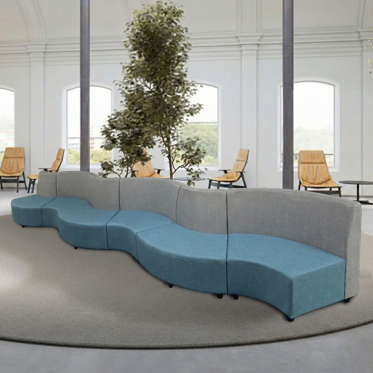 ラウンドベンチ S-3630-画像1