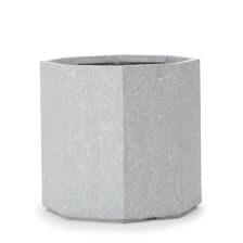 オクトPテラゾ【10号用】鉢カバー　オレンジ/グレー/ホワイト オクト P テラゾ｜ヤマテーのガーデンプランター